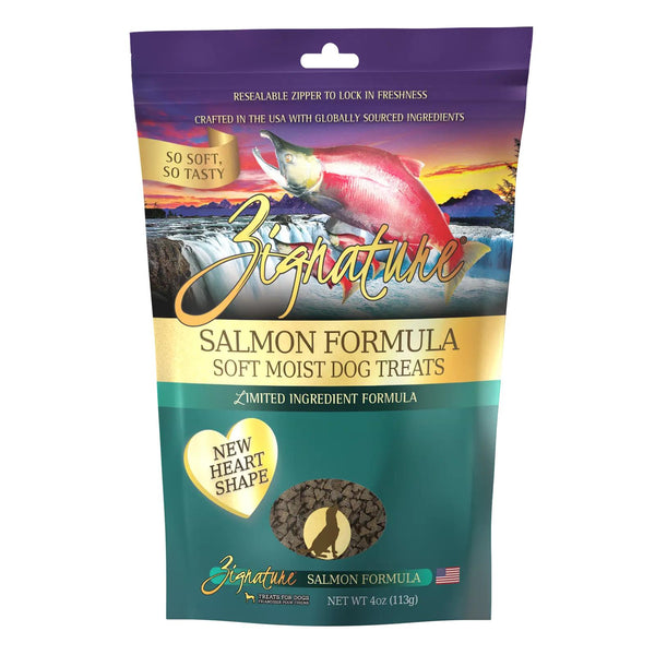 Zignature Friandises molles humides à la saumon formulation à ingrédients limités pour chiens