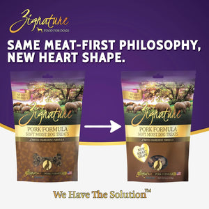 Zignature Friandises molles humides à la porc formulation à ingrédients limités pour chiens