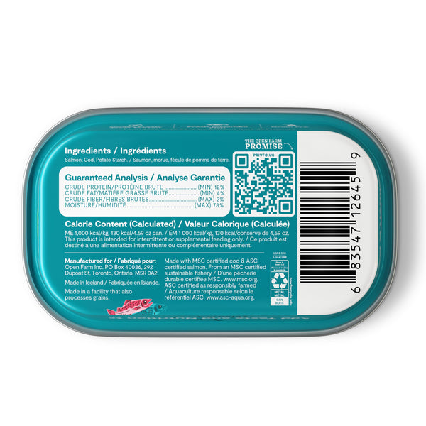 Open Farm Salmon & Cod Wet Dog Food Topper