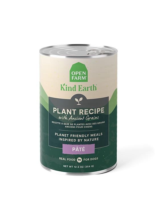 Open Farm Pate Kind Earth Plant Recipe with Ancient Grains Wet Dog Food Can