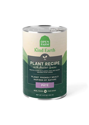 Open Farm Pate Kind Earth Plant Recipe with Ancient Grains Wet Dog Food Can