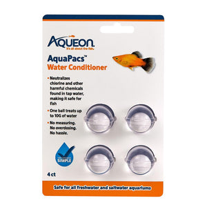 Aqueon AquaPacs Water Conditioner for Aquariums