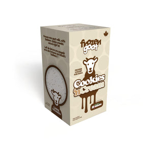 Big Country Raw Frozen Goat Cookies N Cream Yaourt glacé au lait de chèvre pour chiens