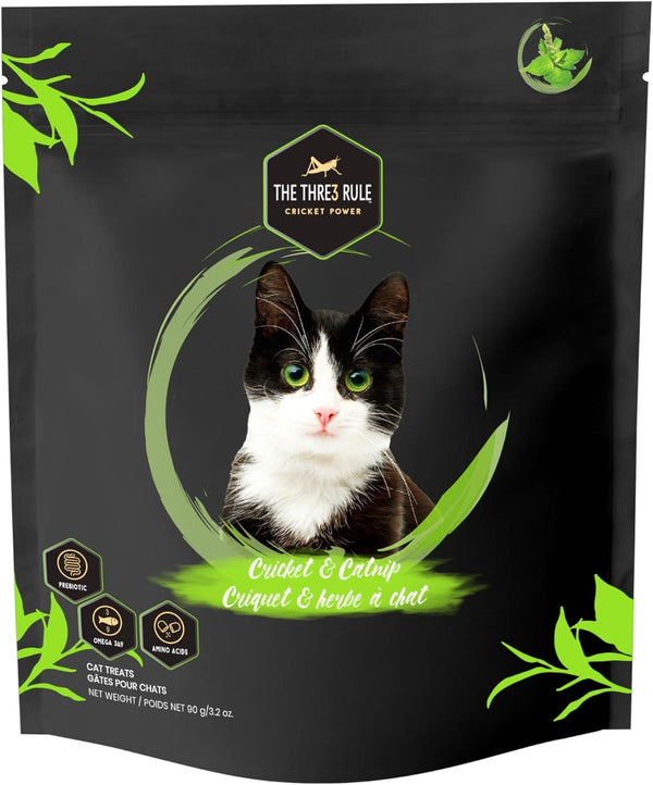 The 3 Rule Gâteries pour chats - Criquets & Herbe À Chat
