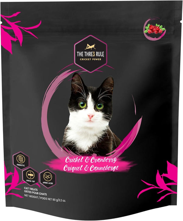 The 3 Rule Gâteries pour chats - Criquets & Canneberge