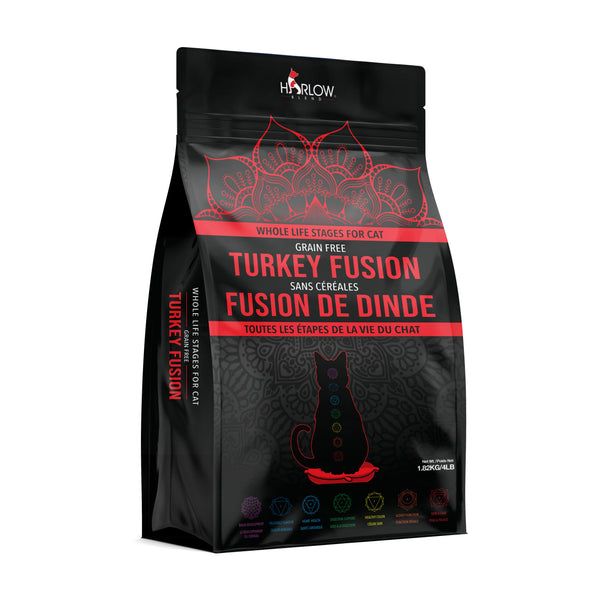 Harlow Blend Turkey Fusion Grain-Free Dry Cat Food
