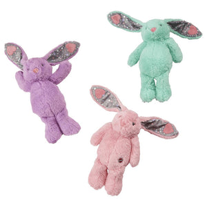 Ethical Pet Spot Soothers Heartbeat Bunny Dog Toy, Assorted Colors