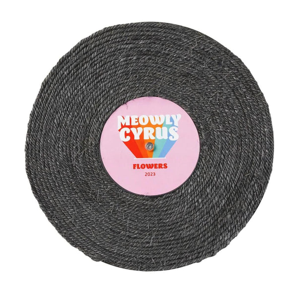 FuzzYard Meowly Cyrus Griffoir pour chat en forme de disque vinyle