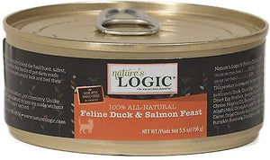 Nature's Logic Feline Duck & Salmon Recipe Grain-Free Canned Cat Food