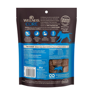 Wellness CORE Grain-Free Power Packed Venison Jerky Dog Treats, 4-oz