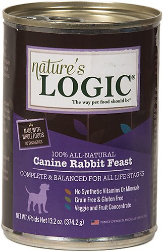 Nature's Logic Canine Rabbit Feast Grain-Free Canned Dog Food