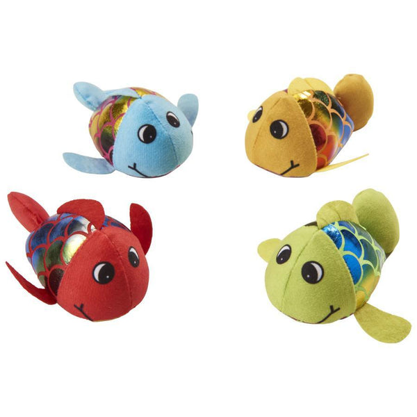 Ethical Pet Spot Jittery Fish Cat Toy, Assorted Colors