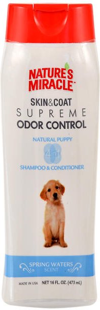 Nature's Miracle Supreme Odor Control Natural Puppy Shampoo & Conditioner