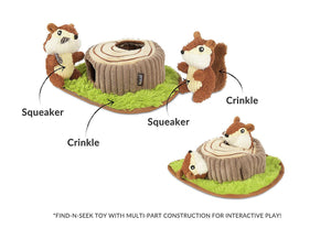 P.L.A.Y. Forest Friends Chippy & Cheeks the Chipmunks Dog Toy