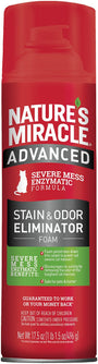 Nature's Miracle Advanced Cats Stain & Odor Foam Aerosol Spray, 17.5-oz bottle