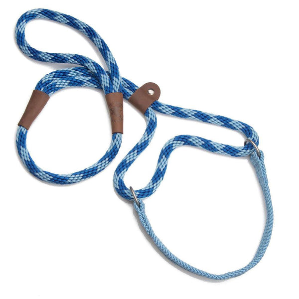 Mendota Pet Large Martingale Slip Walker Dog Collar & Leash, Diamond Sapphire