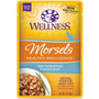 Wellness Healthy Indulgence Morsels with Turkey & Duck in Savory Sauce Grain-Free Wet Cat Food Pouches