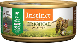 Instinct Original Grain-Free Real Lamb Recipe Natural Wet Canned Cat Food