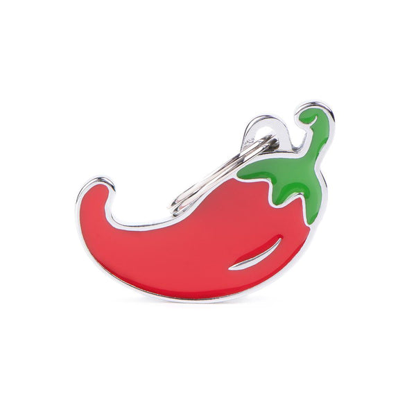 MyFamily Food Chili Pet ID Tag, Medium