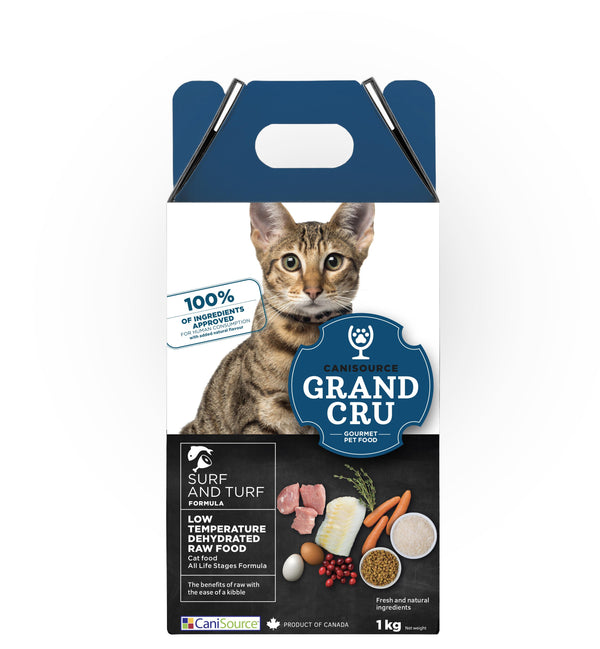 CaniSource Grand Cru Terre & Mer déshydratées pour chats