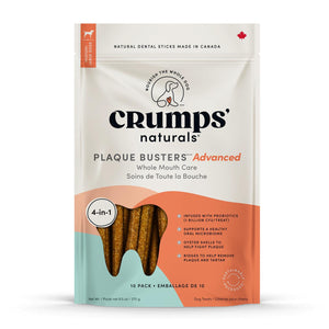 Crumps' Naturals Plaque Busters Advanced Whole Mouth Care Dental Sticks Dog Treats