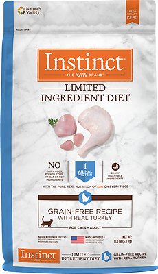 Instinct Limited Ingredient Diet Grain-Free Recipe with Real Turkey Dry Cat Food