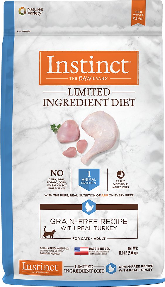 Instinct Limited Ingredient Diet Grain-Free Recipe with Real Turkey Dry Cat Food