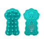 KONG ZoomGroom Bubbles Brosse de toilettage en caoutchouc pour chiens