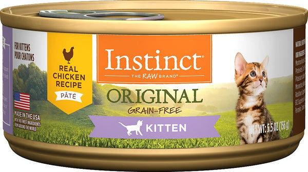 Instinct Kitten Grain-Free Real Chicken Recipe Natural Wet Canned Cat Food