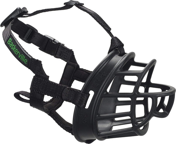 Baskerville Ultra Basket Dog Muzzle, Black