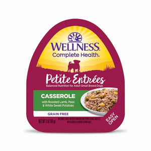 Wellness Petite Entrees Casserole with Roasted Lamb, Peas & White Sweet Potatoes Grain-Free Wet Dog Food
