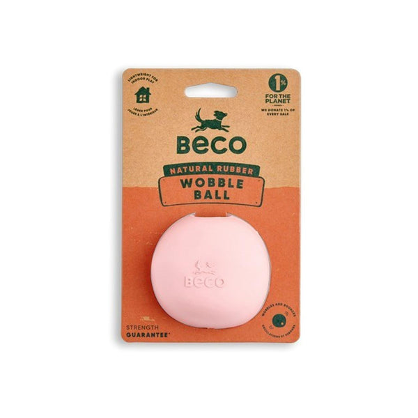 Beco Wobble Ball Dog Toy, Pink