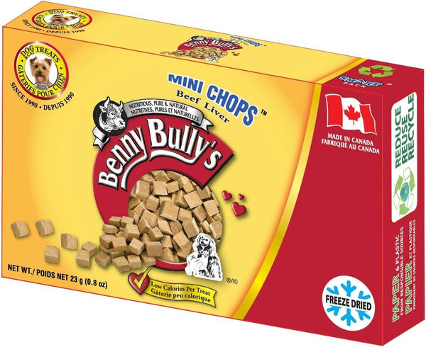 Benny Bully's Smart Pack Mini Chops Beef Liver Dog Treats