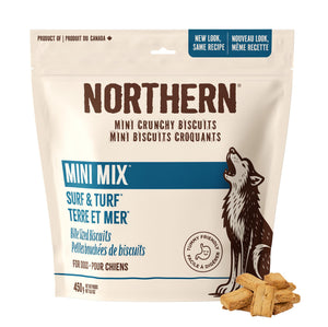 Northern Biscuit MiniMix Friandises sans blé Surf & Turf pour chiens