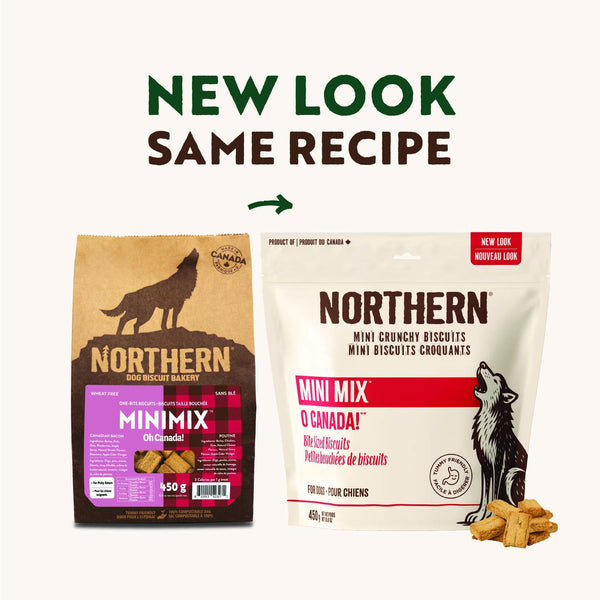 Northern Biscuit MiniMix Oh Canada! Friandises sans blé pour chiens