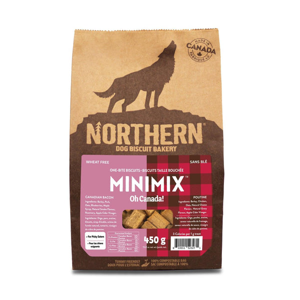 Northern Biscuit MiniMix Oh Canada! Friandises sans blé pour chiens