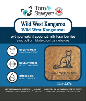 Tom&Sawyer Wild West Kangaroo Frozen Cat Food