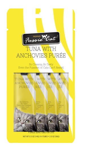 Fussie Cat Tuna with Anchovies Puree Cat Treats