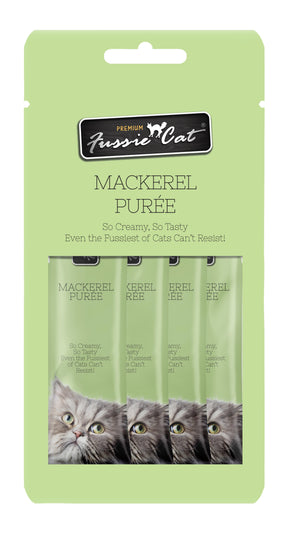 Fussie Cat Mackerel Puree Cat Treats