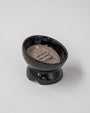 Dexypaws Ceramic Elevated Cat Bowl, Black
