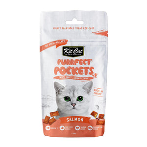 Kit Cat Purrfect Pockets Friandises au saumon pour chat