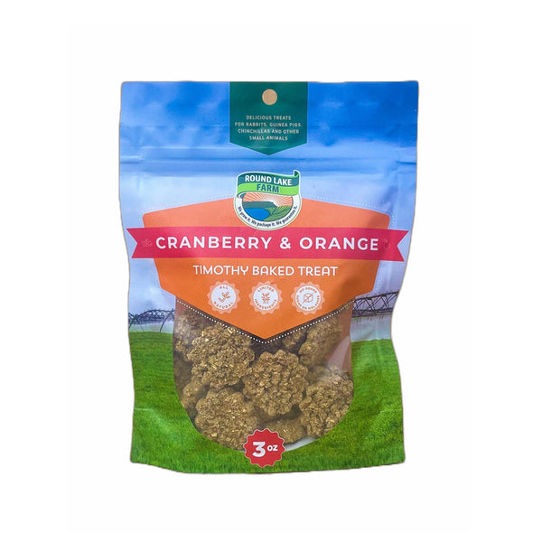 Round Lake Farm Cranberry & Orange Timothy Baked Small Animal Treats