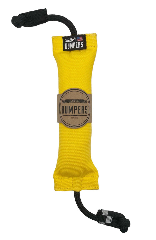 Katie's Bumpers Jouet pour chiens Double corde à tirer, Jaune