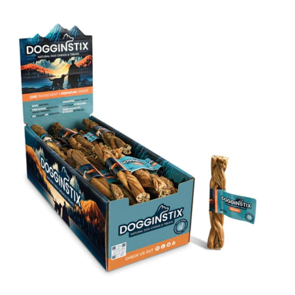 Dogginstix Braided Beef Tripe Dog Treats