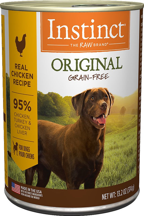 Instinct Original Grain-Free Real Chicken Recipe Natural Wet Canned Dog Food