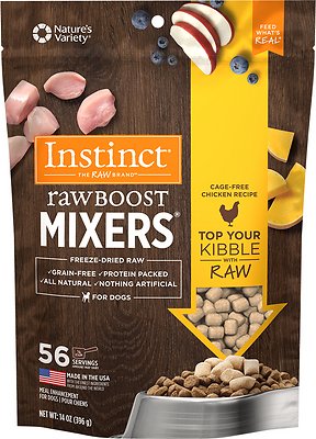 Instinct Raw Boost Mixers Chicken Recipe Freeze-Dried Dog Food Topper