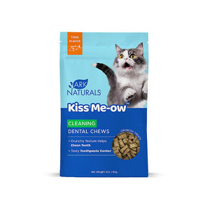Ark Naturals Kiss Me-Ow Cleaning Chicken Dental Chews Cat Treats
