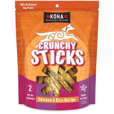 KOHA Bâtonnets Croquants Recette Poulet & Riz Friandises pour chiens