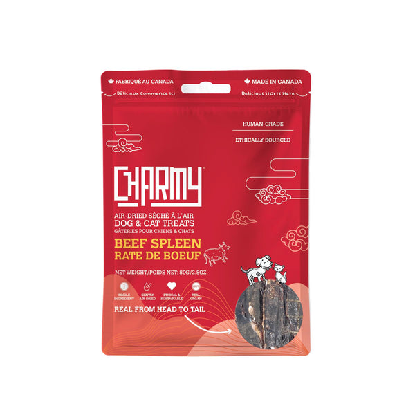 Charmy Rate de bœuf séchée à l'air friandises pour chiens et chats