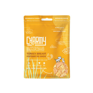 Charmy Poitrine de dinde séchée à l'air friandises pour chiens et chats